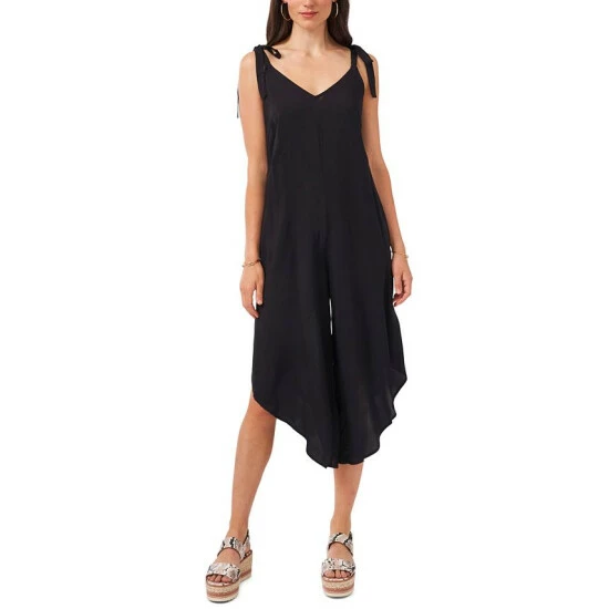 Best deal ๐ฅฐ Vince Camuto Solid Tie-Shoulder Cascading Jumpsuit Rich Black โ๏ธ 1 Best deal ๐ฅฐ Vince Camuto Solid Tie-Shoulder Cascading Jumpsuit Rich Black โ๏ธ
