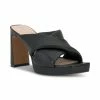 Best Sale 🎉 Vince Camuto 👩 Women's Elmindi Knotted Platform 🩴 Sandals Black 🛒