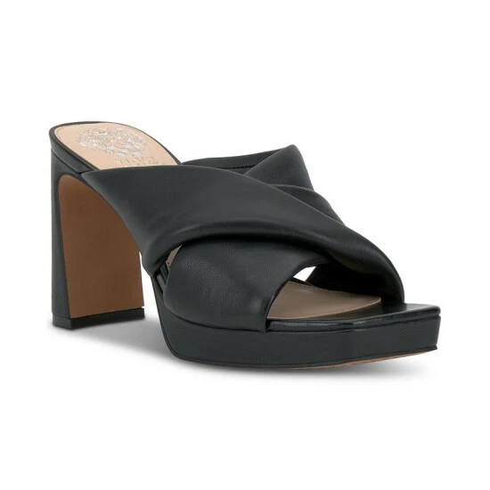 Best Sale 🎉 Vince Camuto 👩 Women's Elmindi Knotted Platform 🩴 Sandals Black 🛒 1 Best Sale 🎉 Vince Camuto 👩 Women's Elmindi Knotted Platform 🩴 Sandals Black 🛒