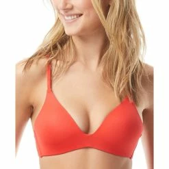 Promo ๐งจ Vince Camuto Riviera Molded ๐ Bikini Top Poppy ๐งจ