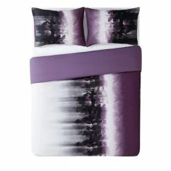 New 😍 Vince Camuto Home Vince Camuto Mirrea Full/Queen Duvet Cover Set White/purple 🎉 -Vince Camuto Sales Store unnamed file 894