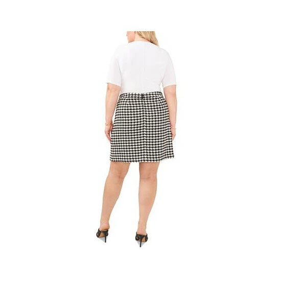 New ๐ฏ Vince Camuto Plus Size Houndstooth Mini ๐ Skirt Rich Black ๐ฏ 2 New ๐ฏ Vince Camuto Plus Size Houndstooth Mini ๐ Skirt Rich Black ๐ฏ - Image 2