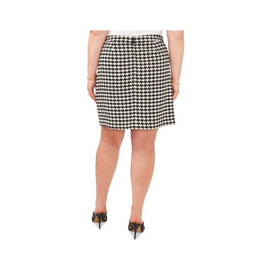 New ๐ฏ Vince Camuto Plus Size Houndstooth Mini ๐ Skirt Rich Black ๐ฏ 3 New ๐ฏ Vince Camuto Plus Size Houndstooth Mini ๐ Skirt Rich Black ๐ฏ - Image 3