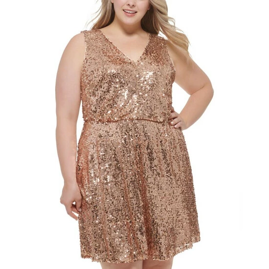 Brand new π₯° Vince Camuto Plus Size Sequined Sleeveless V-Neck π Dress Rog β 4 Brand new π₯° Vince Camuto Plus Size Sequined Sleeveless V-Neck π Dress Rog β - Image 4