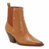 Best deal ⭐ Vince Camuto 👩 Women's Norley Studded Western Booties Light Cognac ✔️
