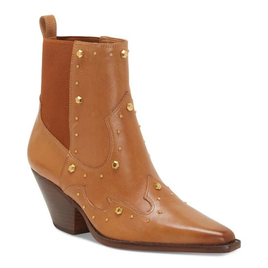 Best deal ⭐ Vince Camuto 👩 Women's Norley Studded Western Booties Light Cognac ✔️ 1 Best deal ⭐ Vince Camuto 👩 Women's Norley Studded Western Booties Light Cognac ✔️