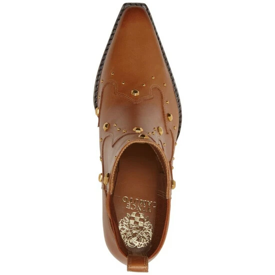 Best deal ⭐ Vince Camuto 👩 Women's Norley Studded Western Booties Light Cognac ✔️ 4 Best deal ⭐ Vince Camuto 👩 Women's Norley Studded Western Booties Light Cognac ✔️ - Image 4