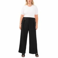 Best Sale ✔️ Vince Camuto Plus Size Belted Wide-Leg Pants Rich Black ✨ 8 Best Sale ✔️ Vince Camuto Plus Size Belted Wide-Leg Pants Rich Black ✨ -Vince Camuto Sales Store unnamed file 952