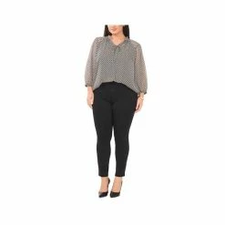 Brand new 😀 Vince Camuto Plus Size Printed Split-Neck Peasant Top New Ivory 🎁 -Vince Camuto Sales Store unnamed file 972